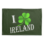 I Kleeblatt Irland Kissenbezug (Rückseite)