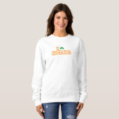 "I [KLEEBLATT] IRLAND" Weibchen Sweatshirt (Vorne ganz)