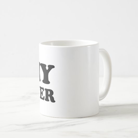 I (Kleeblatt) Mein Soldat Kaffeetasse (VorderseiteRechts)