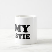 I (Kleeblatt) Meine Coastie Kaffeetasse (Mittel)