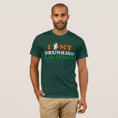 I Kleeblatt meine Drunkish Freundin T-Shirt (Vorne ganz)