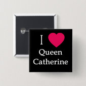 I Kleid der Herz-Königin-Catherine, Knöpfe, Tassen Button (Vorne & Hinten)