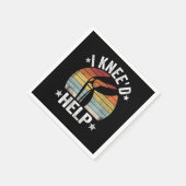 I Kneed Help Knee Surgery Joint Replacement Funny Serviette (Ecke)
