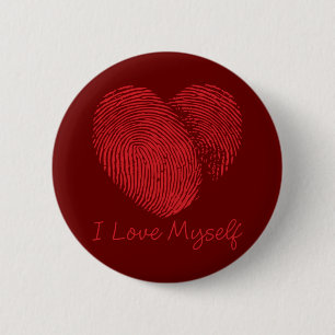 I Knopf der Liebe-selbst Button