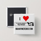 I KNOPF DES HERZ-MM.COM BUTTON (Vorne & Hinten)