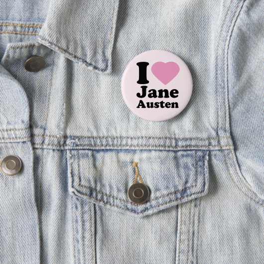 I Knopf Liebe-Janes Austen Button (Beispiel)