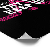 I know I play like a girl Poster (Ecke)