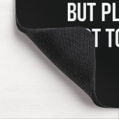 I Know I'm Cute But Please Do Not Touch Me, Funny, Mousepad (Ecke)