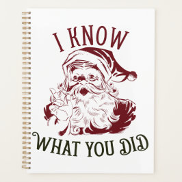 I know what You did Vintage Chistmas Planer