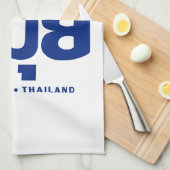 I KOH Samui ❤ Thailand des Herz-(Liebe) Küchentuch (Viertel Falte)