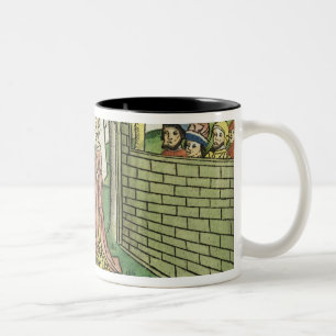 I Könige 3 Urteil 16-28 von Solomon, vom 'NU Zweifarbige Tasse