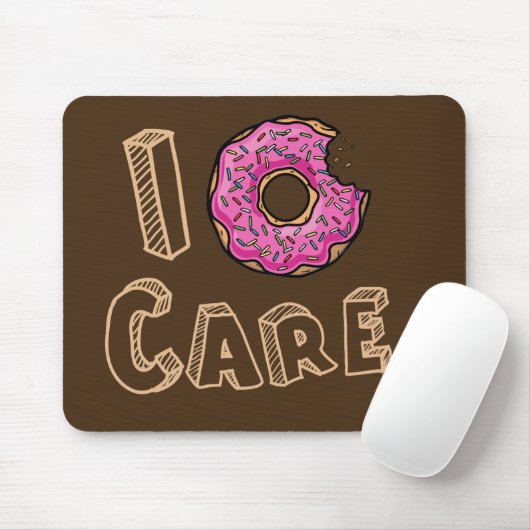I Krapfen-Sorgfalt lustig Mousepad (Mit Mouse)