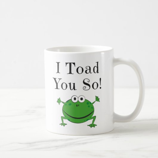 I Kröte Sie so! - Lustige Frosch-Tassen Kaffeetasse (Rechts)
