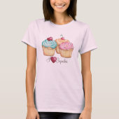I Kuchen-T - Shirt der Liebe-(Herz) (Vorderseite)