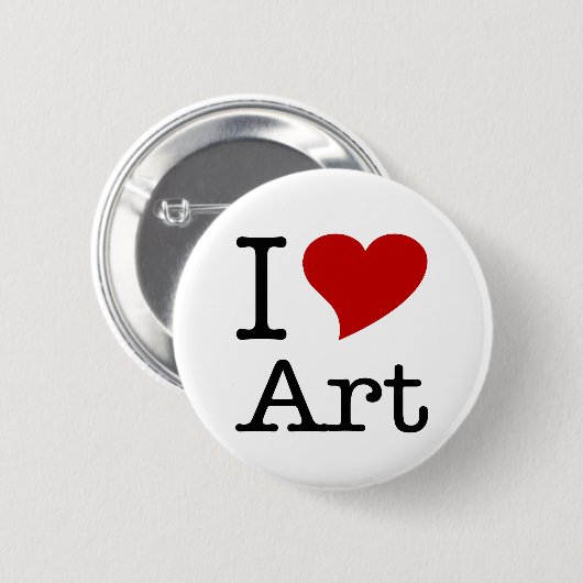 I Kunst der Liebe-(i-Herz) Button (Vorne & Hinten)