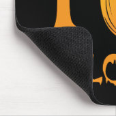 I Kürbis Halloween - lustige i-Herz-Parodie Mousepad (Ecke)