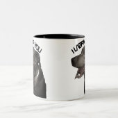 I Labrador Zweifarbige Tasse (Mittel)