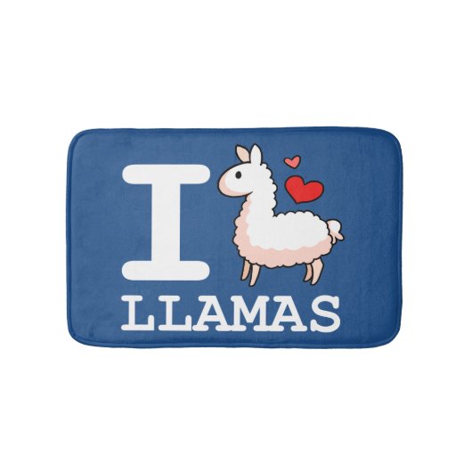 I Lama-Lamas Badematte (Vorderseite)