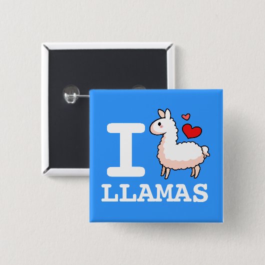 I Lama-Lamas Button (Vorne & Hinten)