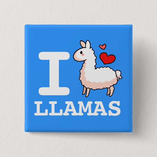 I Lama-Lamas Button (Vorderseite)