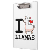I Lama-Lamas Klemmbrett (Links)
