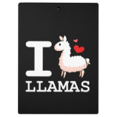 I Lama-Lamas Klemmbrett (Rückseite)