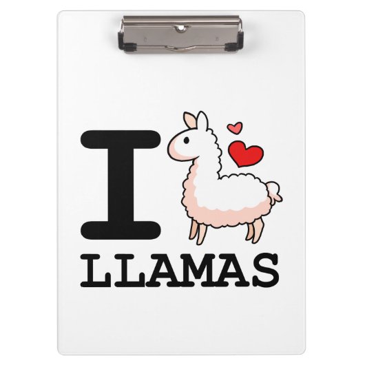 I Lama-Lamas Klemmbrett (Vorderseite)