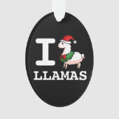 I Lama-Lamas Ornament (Vorderseite)
