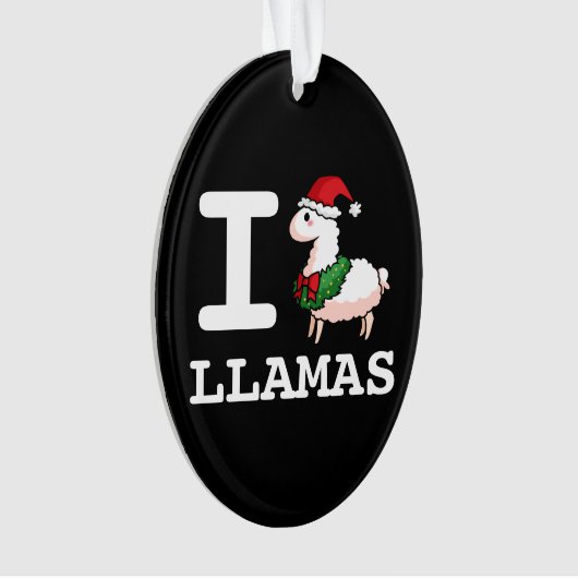 I Lama-Lamas Ornament (Vorderseite)