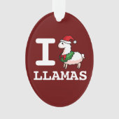 I Lama-Lamas Ornament (Vorderseite)