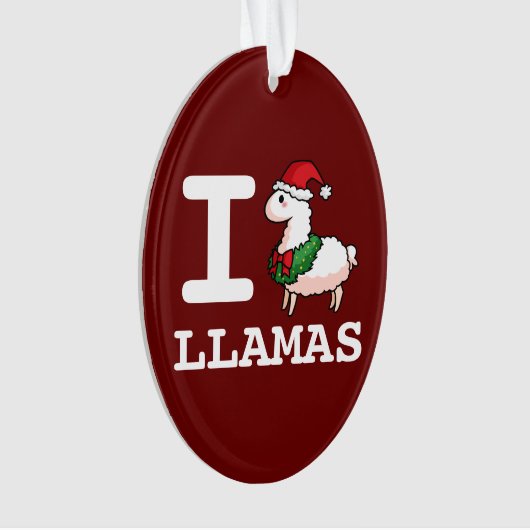 I Lama-Lamas Ornament (Vorderseite)