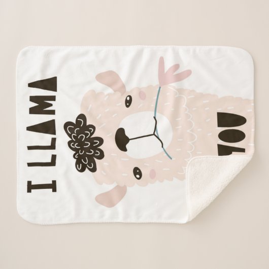 I Lama Sie Sherpadecke (Vorderseite (Horizontal))