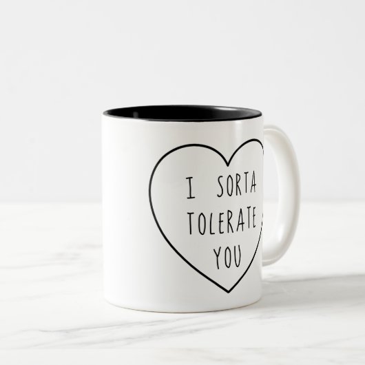 I lassen Sorta Sie | Spaß zu Zweifarbige Tasse (VorderseiteRechts)