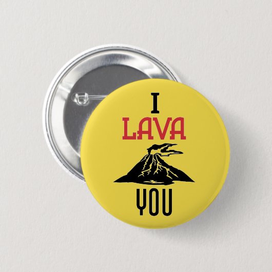 I Lava, die Sie knöpfen Button (Vorne & Hinten)