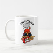 I Lava Rock and Roll Funny Volcano Pub Kaffeetasse (Links)