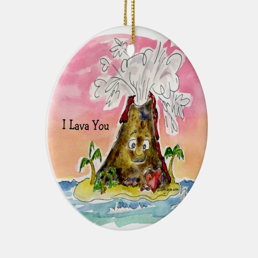 I Lava Sie Keramik Ornament (Rechts)