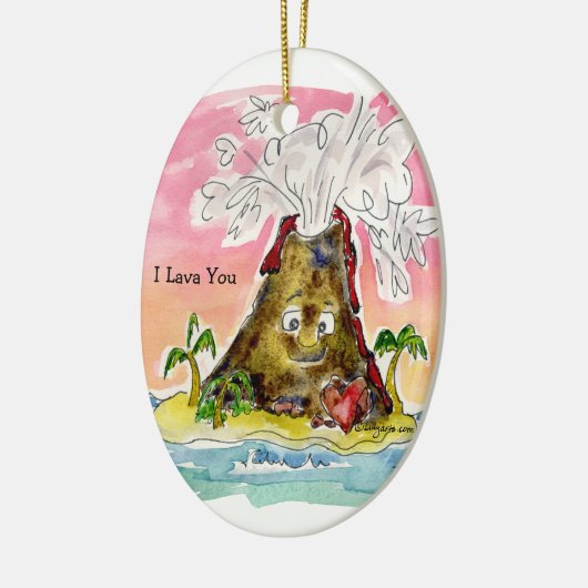 I Lava Sie Keramikornament (Links)