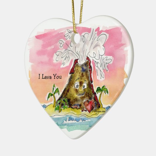 I Lava Sie Keramikornament (Links)