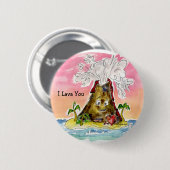 I Lava You Button (Vorne & Hinten)