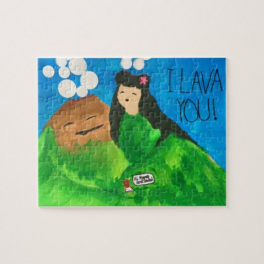 I Lava You Family Jigsaw Puzzle (Horizontal)