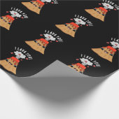 I Lava You Funny Volcano Pun Dark BG Geschenkpapier (Ecke)