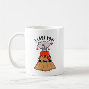 I Lava You Funny Volcano Pun Kaffeetasse