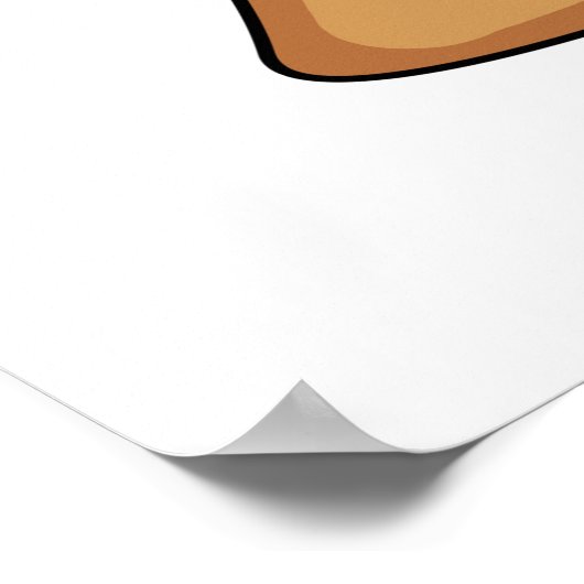 I Lava You Funny Volcano Pun Poster (Ecke)