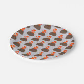 I Lava You Kawaii Pappteller (Schrägansicht)