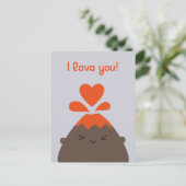I Lava You Kawaii Postkarte (Stehend Vorderseite)