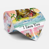 I Lava You Krawatte (Gerollt)