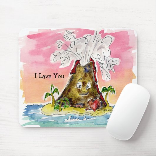 I Lava You Mousepad (Mit Mouse)