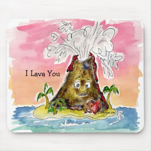 I Lava You Mousepad (Vorne)