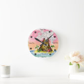 I Lava You Runde Wanduhr (Zuhause)
