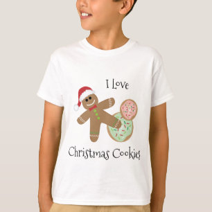 I Lebkuchen-Mann der Liebe-Weihnachtsplätzchen- T-Shirt